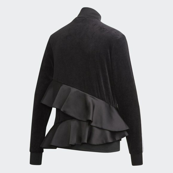 adidas Originals Black Ruffle Jacket - Picture 3 of 3